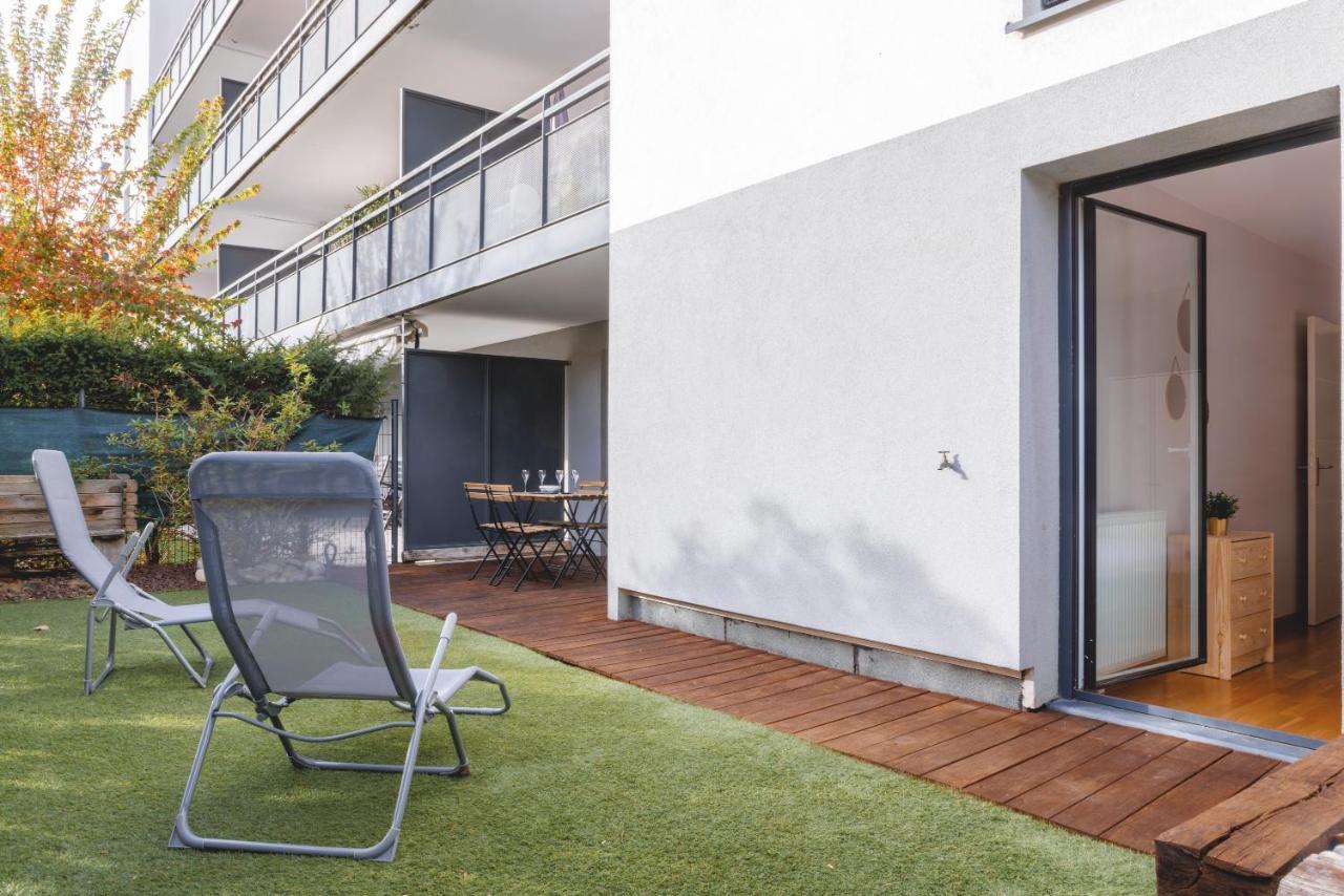 Superbe Appartement Terrasse Rdc - New Location Бур-ен-Брес Екстериор снимка