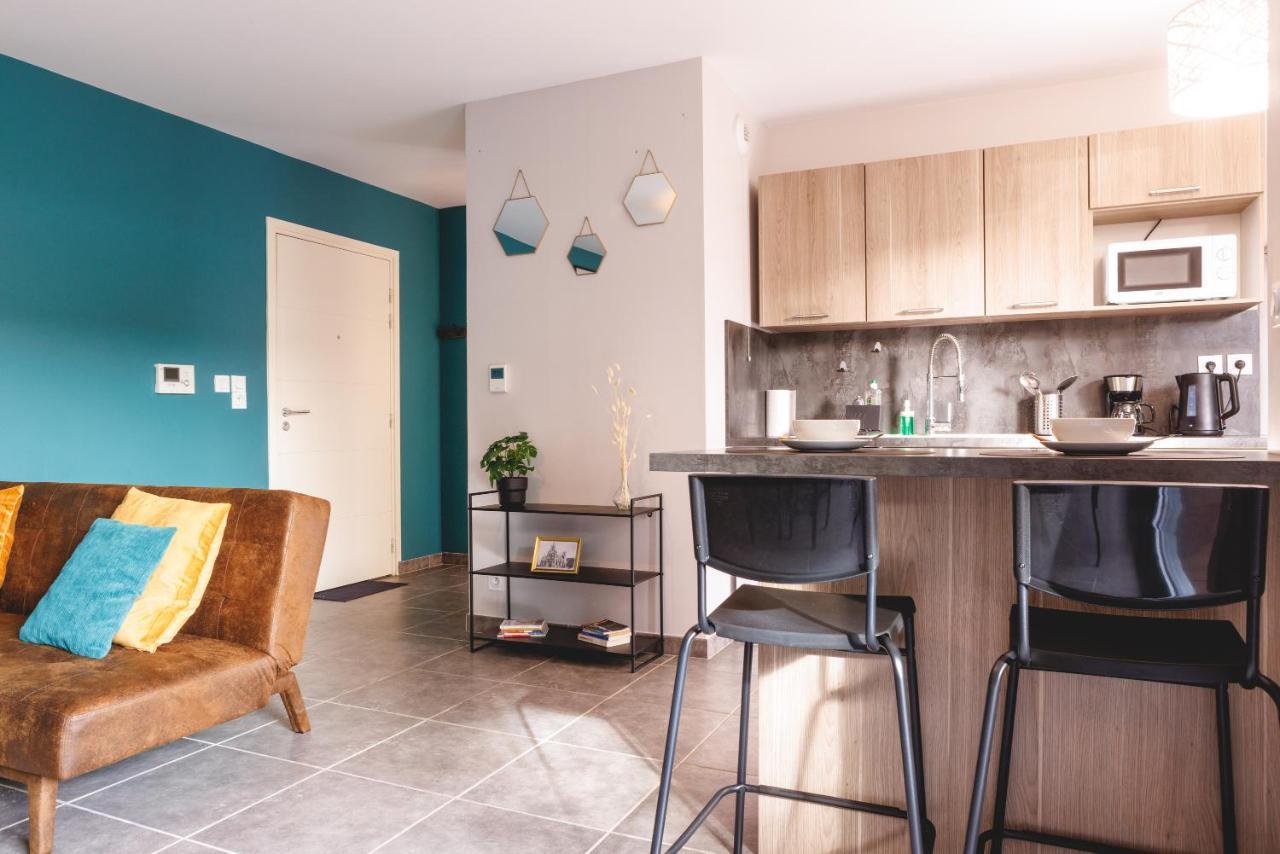 Superbe Appartement Terrasse Rdc - New Location Бур-ен-Брес Екстериор снимка